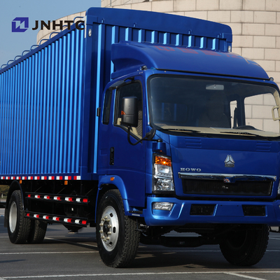 HOWO 4x2 Truk Komersial Tugas Ringan Mengangkut Kotak Kargo Wagon Van Truck
