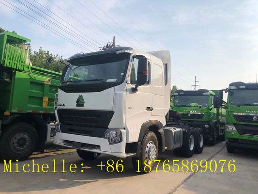 Sinotruk Howo 6*4 Truk Traktor 10 roda Traktor Kepala 100 ton