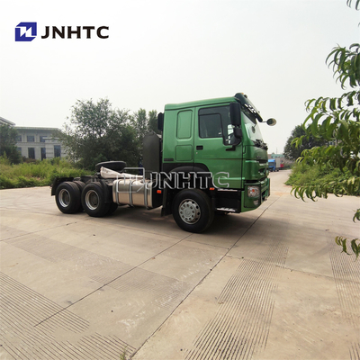 Bekas HOWO Sinotruk 371 Truk Penggerak Utama 420hp 6X4 LHD RHD