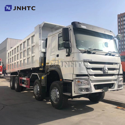 HOWO 8x4 Euro2 371hp Truk Dump Tugas Berat 25 kubik 12 Roda Ghana