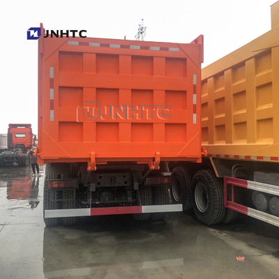 HOWO 8x4 371hp 27M3 12 Wheels Self Loading Dump Truck Untuk Tanzania