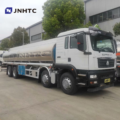 Sinotruk Howo Euro2 8x4 15cbm Truk Tangki Bahan Bakar Paduan Aluminium Stainless Steel 5083
