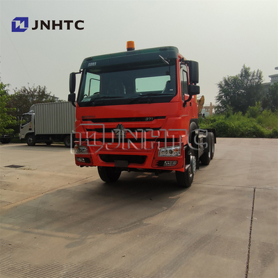 6x4 Truk Penggerak Perdana Sinotruck Bekas Digunakan Truk Traktor 375