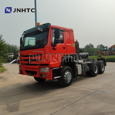 6x4 Truk Penggerak Perdana Sinotruck Bekas Digunakan Truk Traktor 375