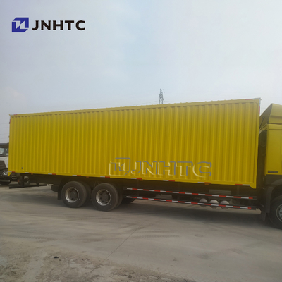 Sinotruk HOWO EURO2 Truk Kargo Van 10 Roda A7 Truk Pengangkut Barang Truk