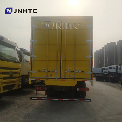 Sinotruk HOWO EURO2 Truk Kargo Van 10 Roda A7 Truk Pengangkut Barang Truk