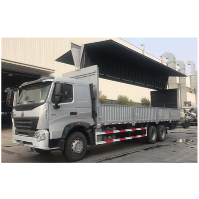 SINOTRUK HOWO A7 6X4 Truk Kargo Berat Euro II 10 Wheeler Wing Van