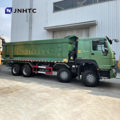 HOWO 6X4 371HP Green 20 Cubic Tipper Truck Dengan Badan Kargo Tipe U