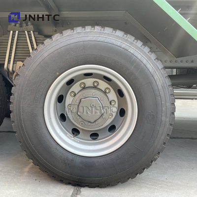 HOWO 6X4 371HP Green 20 Cubic Tipper Truck Dengan Badan Kargo Tipe U