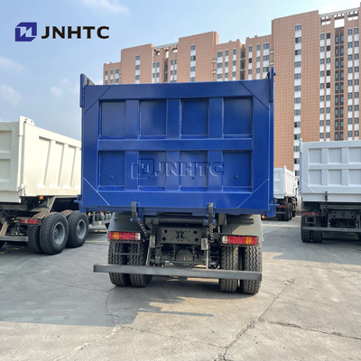 HOWO 6X4 Truk Dump Tugas Berat 10 Roda 20m3 Truk Tipper 371hp Dengan Lampu Alarm