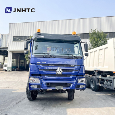 HOWO 6X4 Truk Dump Tugas Berat 10 Roda 20m3 Truk Tipper 371hp Dengan Lampu Alarm