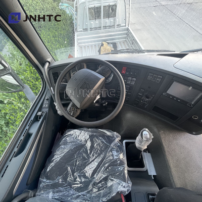 HOWO 6X4 371 Green 20 Cubic Heavy Duty Dump Truck Dengan Lampu Alarm Tubuh Kargo Tipe U