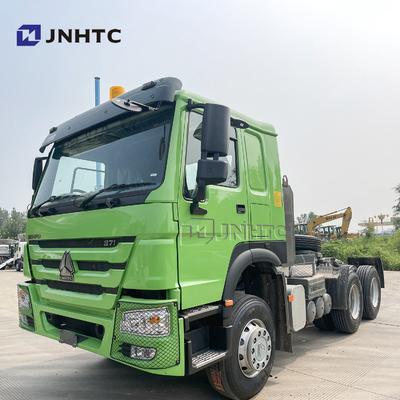 Sinotruk HOWO Euro2 RHD Truk Penggerak Utama 6x4 10 Roda 20T truk trailer traktor