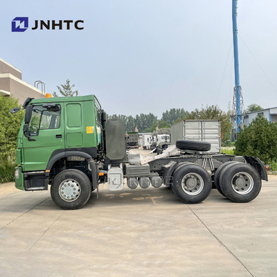 Sinotruk HOWO Euro2 30 Ton Truk Penggerak Utama 10 Roda 371HP Kepala Truk Traktor