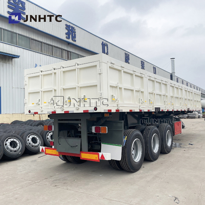 3 4 Gandar Sisi Dinding Pagar Kargo Semi Trailer 40T 60T Sisi Hidraulik Tipper