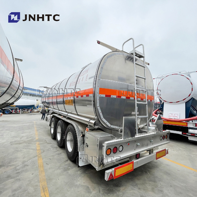 3 Gandar 45000 50000 Liter Tangki Susu Stainless Steel Tangki Minyak Air Trailer Semi Truk