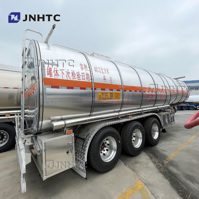 3 Gandar 45000 50000 Liter Tangki Susu Stainless Steel Tangki Minyak Air Trailer Semi Truk