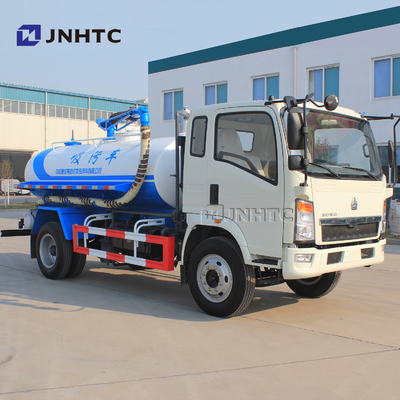 HOWO Euro2 116hp 4X2 Truk Pengisap Limbah 5cbm