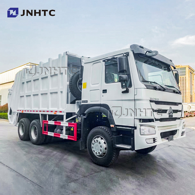 Sinotruk Howo 6x4 Truk pemadat sampah bergerak Pengumpul Sampah Sampah 16m3 18m3