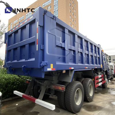 Sinotruk 6X4 371HP 20 Truk Dump Kubik Truk Tipper Hijau 20 Meter Kubik