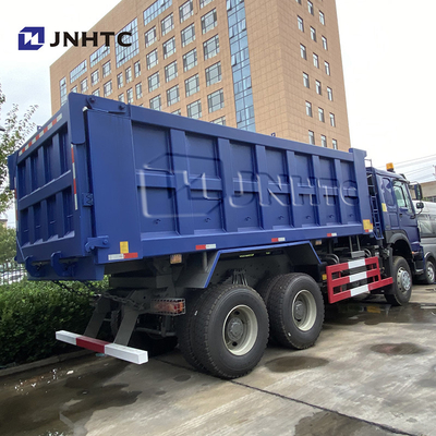 Sinotruk 6X4 371HP 20 Truk Dump Kubik Truk Tipper Hijau 20 Meter Kubik