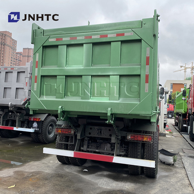 Sinotruk 6X4 371HP Truk Dump Tugas Berat Truk Tipper Hijau 20 Kubik