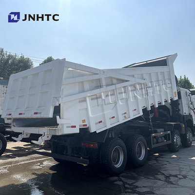HOWO 8X4 Euro2 Heavy Duty Dump Truck Kotak Kargo Khusus Truk Tipper 380hp