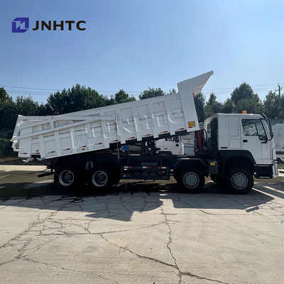 HOWO 8X4 Euro2 Heavy Duty Dump Truck Kotak Kargo Khusus Truk Tipper 380hp