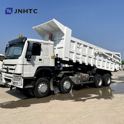 HOWO 8X4 Euro2 Heavy Duty Dump Truck Kotak Kargo Khusus Truk Tipper 380hp