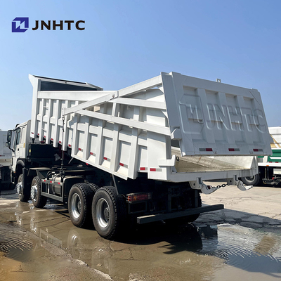 HOWO 8X4 Euro2 Heavy Duty Dump Truck Kotak Kargo Khusus Truk Tipper 380hp