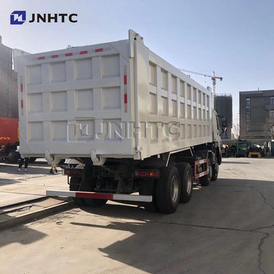 Sinotruk Howo Benz White Dump Truck 50T 12 roda Drive Tangan Kanan Model Baru