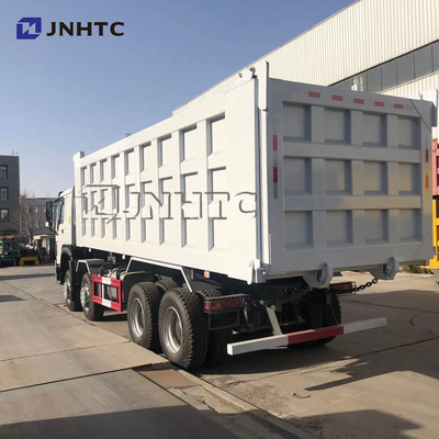 Sinotruk Howo Benz White Dump Truck 50T 12 roda Drive Tangan Kanan Model Baru