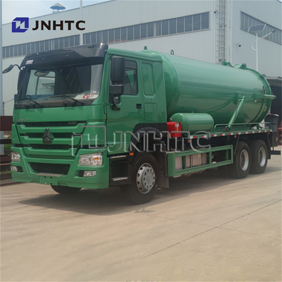 Truk Limbah HOWO Heavy Duty 6 Roda 10cbm Sewage Suction Sewage Truck
