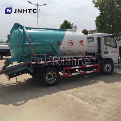 Truk Komersial Tugas Ringan DONGFENG Truk Pengisap Limbah Vakum Kapasitas Kecil