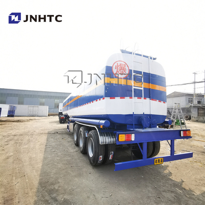 3 Gandar 40000L 2 Kompartemen Trailer Semi Tugas Berat Bekas Tanker Bahan Bakar Minyak