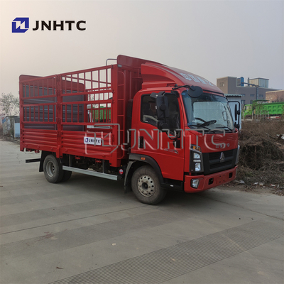 Angkutan Kargo 4x2 Kotak Kargo Ringan Van Truck 6 Wheelers Fence Sidewall Truck