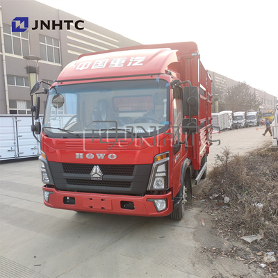 Angkutan Kargo 4x2 Kotak Kargo Ringan Van Truck 6 Wheelers Fence Sidewall Truck