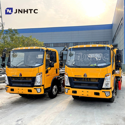 Sinotruk HOWO 4x2 3-8TON Truk Penghancur Kargo Flatbed Ringan