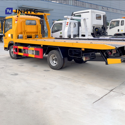 HOWO 4x2 5-10TON Truk Komersial Tugas Ringan Truk Penghancur Kargo Flatbed