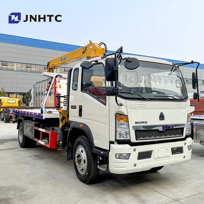 Sinotruk HOWO 4x2 3-12TON Truk Derek Penghancur Kargo Flatbed Ringan