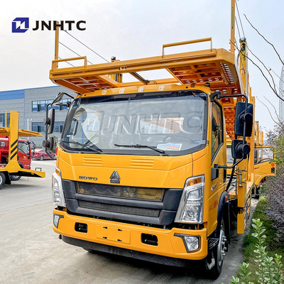 HOWO 4x2 Truk Komersial Tugas Ringan Pengangkut Kendaraan Pengangkut 5-8 ton