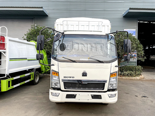 HOWO 4X2 5-10T Truk Komersial Tugas Ringan Truk Tempat Tidur Pasak
