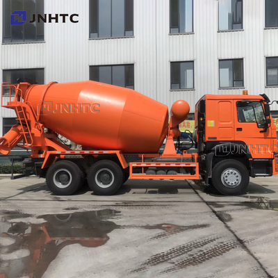 SINOTRUK HOWO Pemuatan Otomatis Mixer Beton 10 Wheeler 371hp 12m3