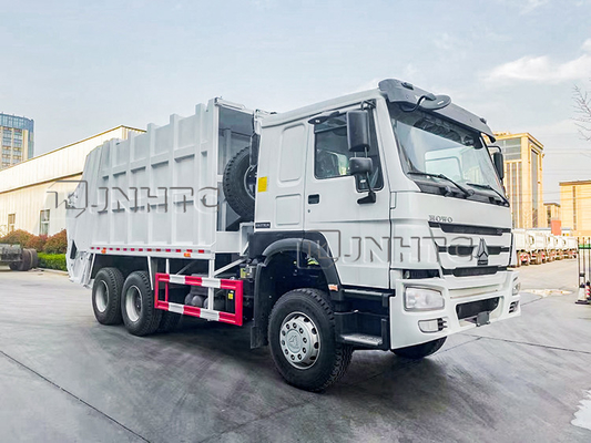 Sinotruck Howo 6x4 10 Roda 16CBM Garbage Compactor Truck Hanging Bucket