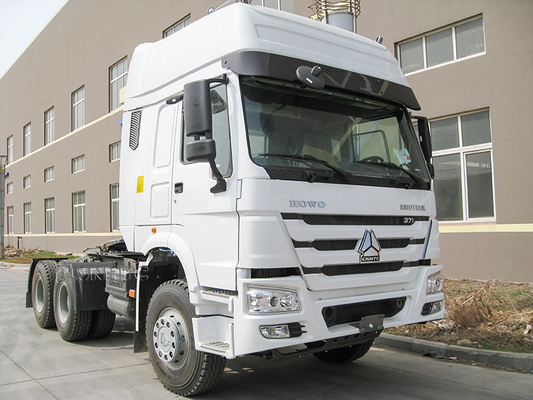 Sinotruk Howo 6x4 10 Roda Trailer Traktor Kompak Mesin Diesel 371hp 420hp
