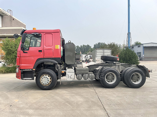 Sinotruk Howo 6x4 371 Truk Penggerak Utama 10 Roda Traktor