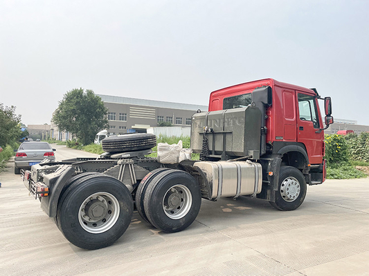 6x4 3,5 inci Euro2 Sinotruk Howo 371 Truk Traktor 10 Roda Kepala Traktor