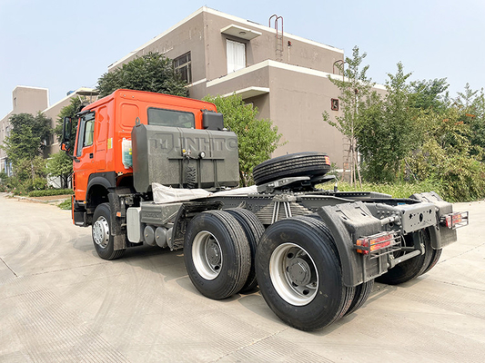 6x4 Penggerak Utama Dan Trailer Kepala Traktor Truk Sino Howo