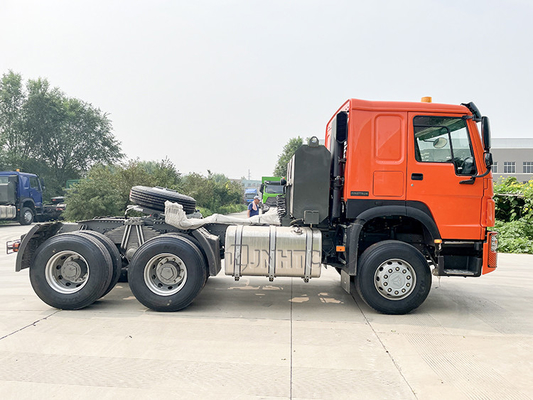 10 Roda Howo 371 Trailer Penggerak Utama Kepala Traktor 6x4