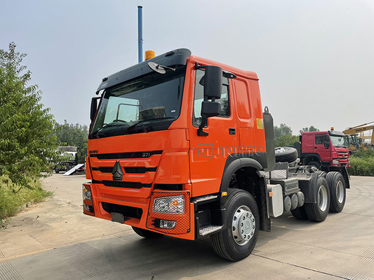 10 Roda Howo 371 Trailer Penggerak Utama Kepala Traktor 6x4